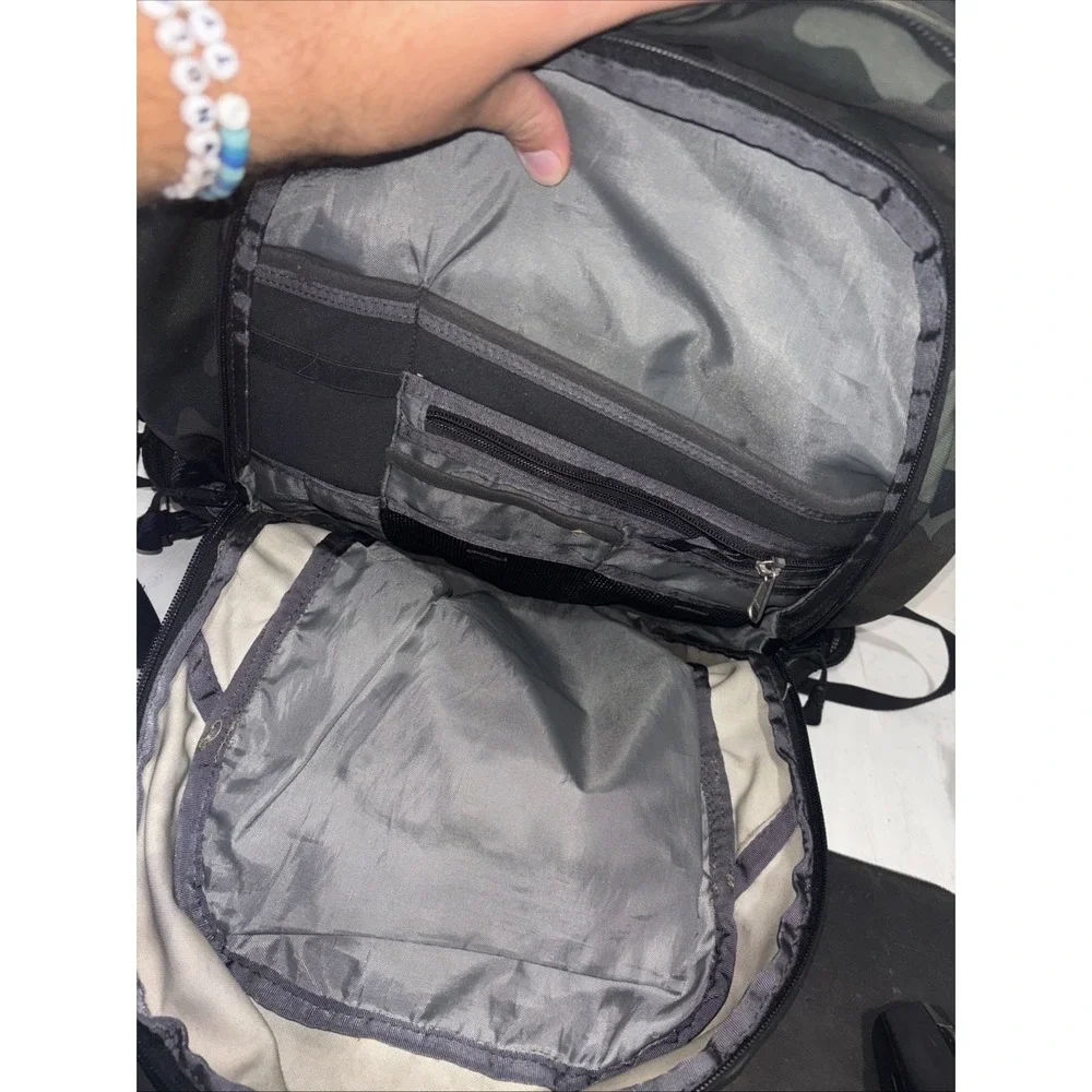 The North Face Borealis Backpack Laptop Hiking Daypack Bag Camo/Green 18
